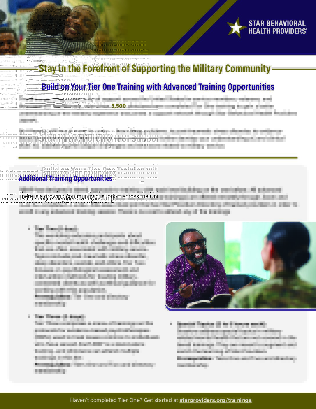 Advanced Trainings Flyer
