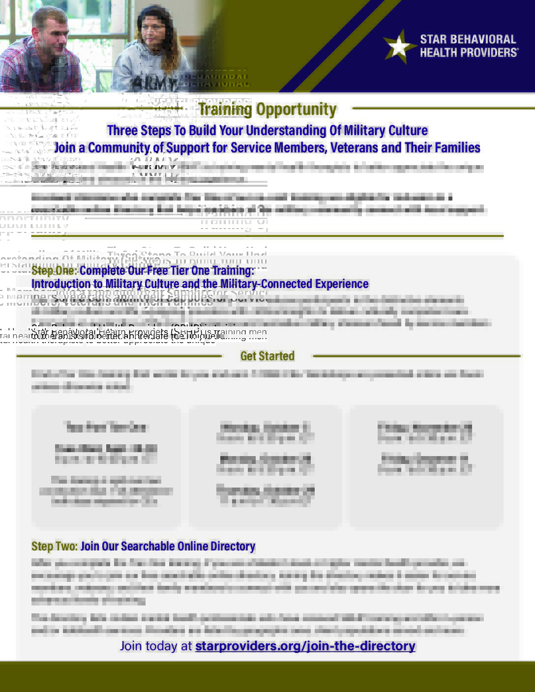 All Tier Trainings Flyer