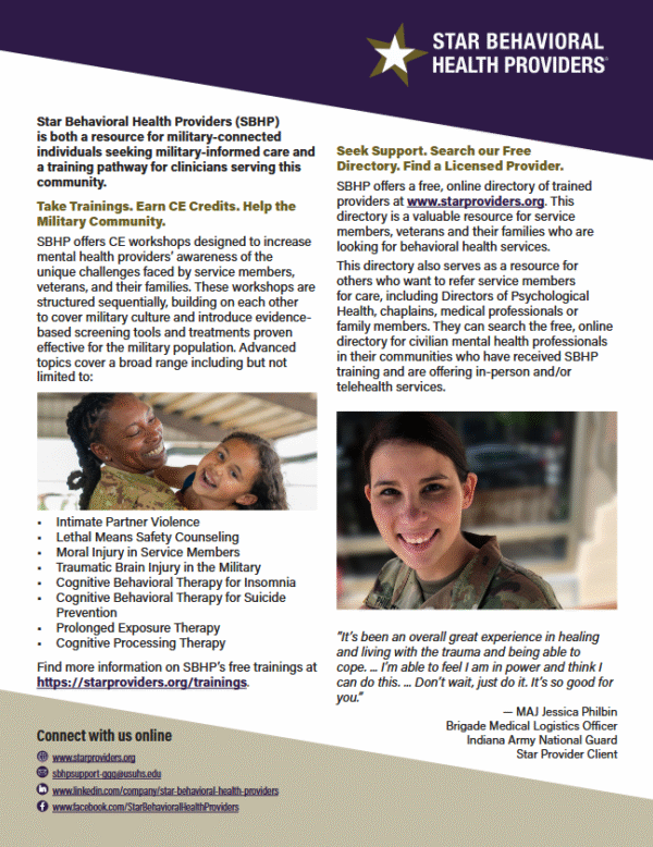 Preview of What is SBHP Informational Flyer